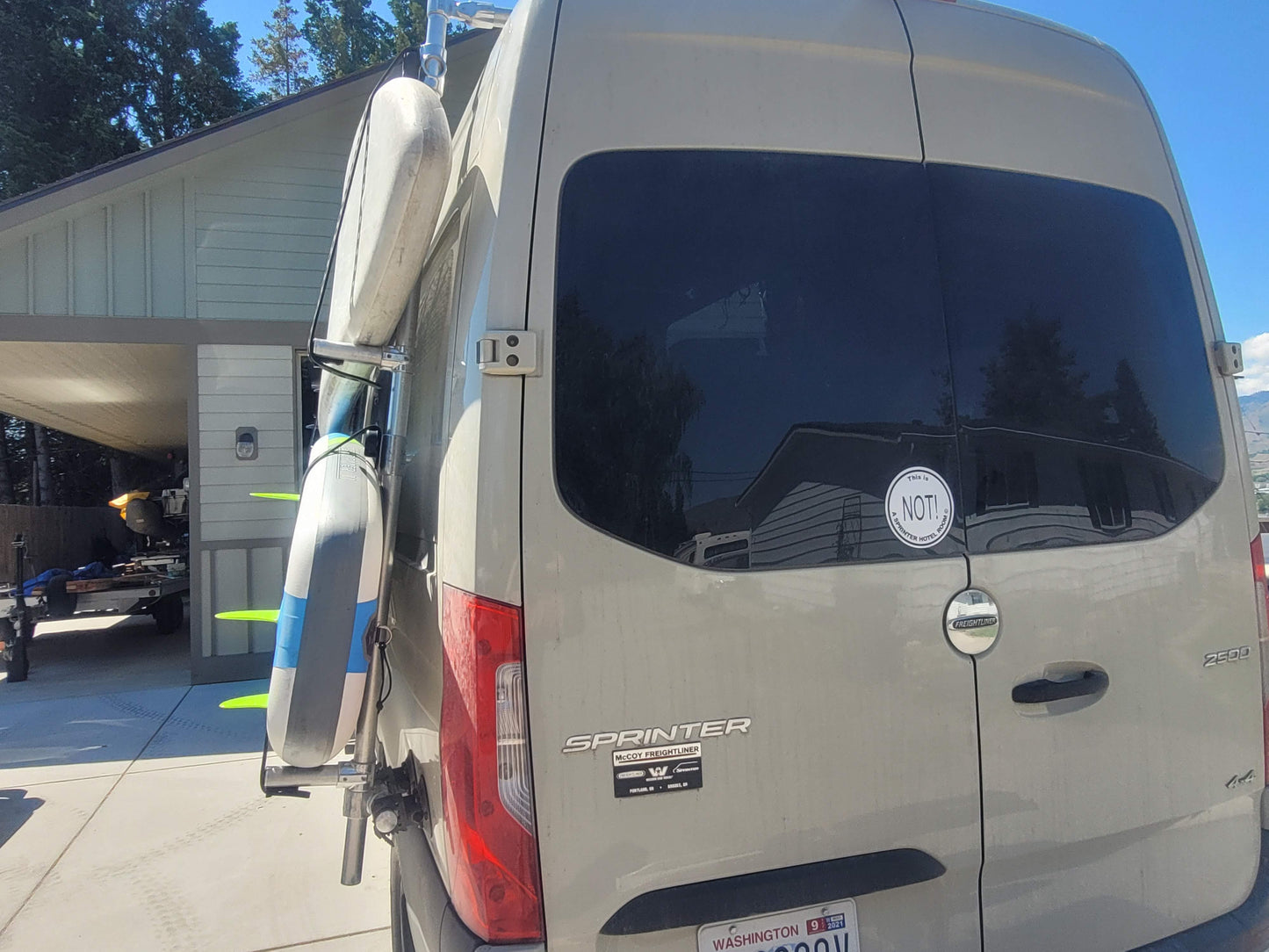 Paddle Board (SUP) Surfboard Rack for Sprinter Vans