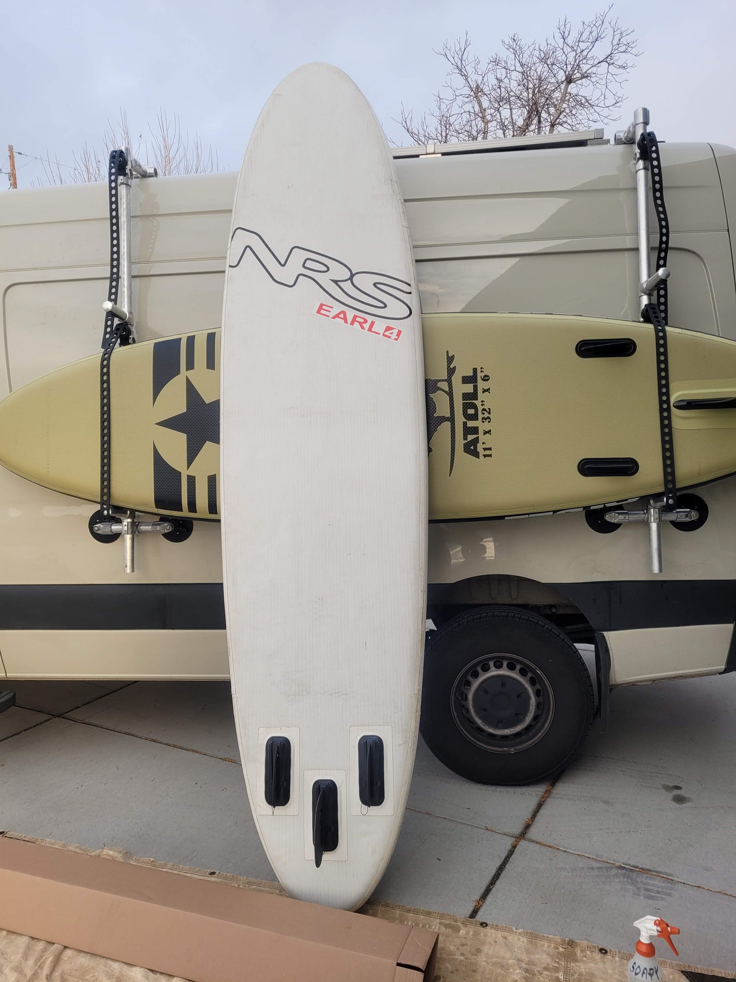 Paddle Board (SUP) Surfboard Rack for Sprinter Vans